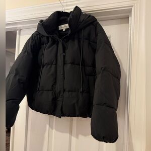 Sebby Black Puffer Jacket